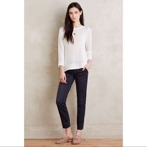 NEW Anthropologie Pilcro Stet Cropped Straight Chino Capri Pant Sizes 31 or 32
